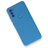 Newface General Mobile GM 21 Plus Kılıf Nano içi Kadife Silikon - Mavi