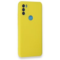 Newface General Mobile GM 21 Plus Kılıf Nano içi Kadife Silikon - Sarı