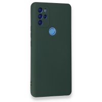 Newface Omix X300 Kılıf Nano içi Kadife  Silikon - Koyu Yeşil