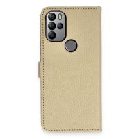 Newface General Mobile GM 21 Pro Kılıf Trend S Plus Kapaklı Kılıf - Gold