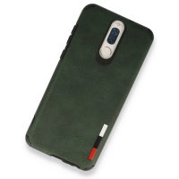 Newface Huawei Mate 10 Lite Kılıf Loop Deri Silikon - Yeşil