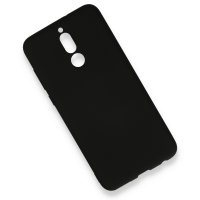 Newface Huawei Mate 10 Lite Kılıf Nano içi Kadife Silikon - Siyah