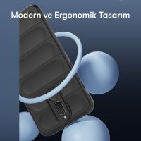 Newface Huawei Mate 10 Lite Kılıf Optimum Silikon - Mor