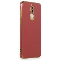 Newface Huawei Mate 10 Lite Kılıf Volet Silikon - Kırmızı