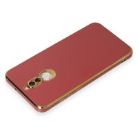 Newface Huawei Mate 10 Lite Kılıf Volet Silikon - Kırmızı