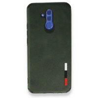Newface Huawei Mate 20 Lite Kılıf Loop Deri Silikon - Yeşil
