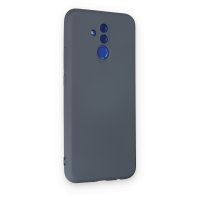 Newface Huawei Mate 20 Lite Kılıf Nano içi Kadife Silikon - Gri