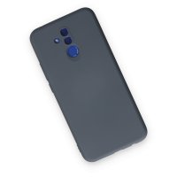Newface Huawei Mate 20 Lite Kılıf Nano içi Kadife Silikon - Gri