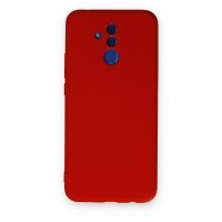 Newface Huawei Mate 20 Lite Kılıf Nano içi Kadife  Silikon - Kırmızı
