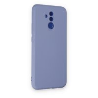 Newface Huawei Mate 20 Lite Kılıf Nano içi Kadife  Silikon - Lila