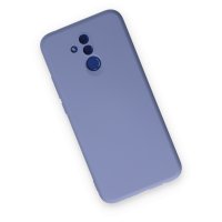 Newface Huawei Mate 20 Lite Kılıf Nano içi Kadife  Silikon - Lila