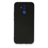 Newface Huawei Mate 20 Lite Kılıf Nano içi Kadife  Silikon - Siyah