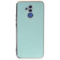 Newface Huawei Mate 20 Lite Kılıf Volet Silikon - Açık Yeşil