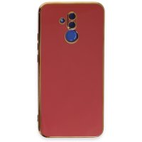 Newface Huawei Mate 20 Lite Kılıf Volet Silikon - Kırmızı