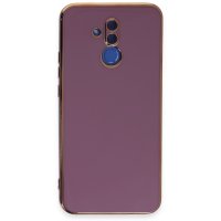 Newface Huawei Mate 20 Lite Kılıf Volet Silikon - Mor