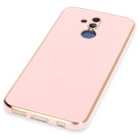 Newface Huawei Mate 20 Lite Kılıf Volet Silikon - Pembe