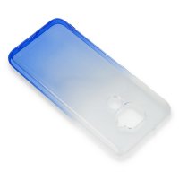 Newface Huawei Mate 30 Lite Kılıf Lüx Çift Renkli Silikon - Mavi