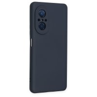 Newface Huawei Nova 9 SE Kılıf Nano içi Kadife Silikon - Lacivert