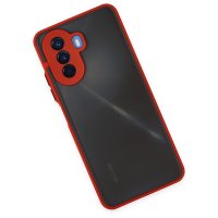 Newface Huawei Nova Y70 Kılıf Montreal Silikon Kapak - Kırmızı