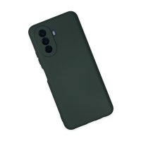 Newface Huawei Nova Y70 Kılıf Nano içi Kadife Silikon - Koyu Yeşil