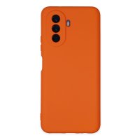 Newface Huawei Nova Y70 Kılıf Nano içi Kadife  Silikon - Turuncu