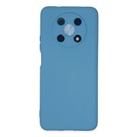 Newface Huawei Nova Y90 Kılıf Nano içi Kadife  Silikon - Mavi