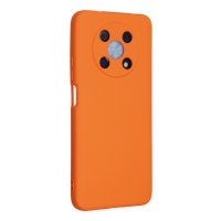 Newface Huawei Nova Y90 Kılıf Nano içi Kadife Silikon - Turuncu