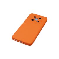 Newface Huawei Nova Y90 Kılıf Nano içi Kadife Silikon - Turuncu