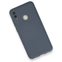Newface Huawei P Smart 2019 Kılıf Nano içi Kadife Silikon - Gri