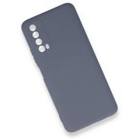 Newface Huawei P Smart 2021 Kılıf Nano içi Kadife Silikon - Gri