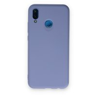 Newface Huawei P20 Lite Kılıf Nano içi Kadife  Silikon - Lila