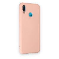 Newface Huawei P20 Lite Kılıf Nano içi Kadife  Silikon - Pudra