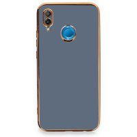 Newface Huawei P20 Lite Kılıf Volet Silikon - Mavi