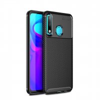 Newface Huawei P30 Lite Kılıf Focus Karbon Silikon - Siyah