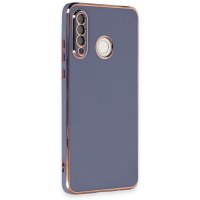 Newface Huawei P30 Lite Kılıf Volet Silikon - Mavi