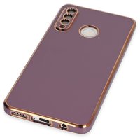 Newface Huawei P30 Lite Kılıf Volet Silikon - Mor