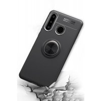 Newface Huawei P40 Lite E Kılıf Range Yüzüklü Silikon - Mavi
