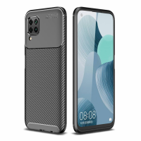 Newface Huawei P40 Lite Kılıf Auto Focus Karbon Kapak - Siyah