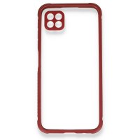 Newface Huawei P40 Lite Kılıf Miami Şeffaf Silikon - Fuşya