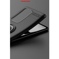 Newface Huawei P40 Pro Kılıf Range Yüzüklü Silikon - Siyah