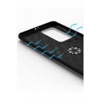 Newface Huawei P40 Pro Kılıf Range Yüzüklü Silikon - Siyah