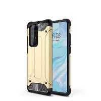 Newface Huawei P40 Pro Kılıf Tank Silikon Kapak - Gold