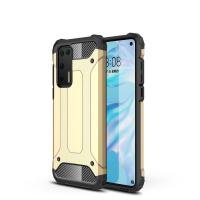 Newface Huawei P40 Kılıf Tank Silikon Kapak - Gold