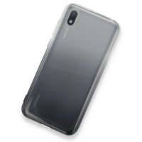 Newface Huawei Y5 2019 Kılıf Lüx Çift Renkli Silikon - Siyah