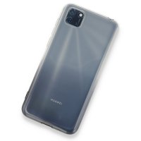 Newface Huawei Y5P Kılıf Lüx Çift Renkli Silikon - Siyah