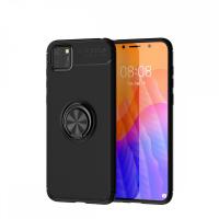 Newface Huawei Y5P Kılıf Range Yüzüklü Silikon - Siyah