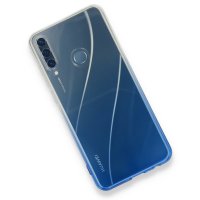 Newface Huawei Y6P Kılıf Lüx Çift Renkli Silikon - Mavi