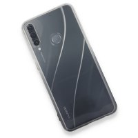 Newface Huawei Y6P Kılıf Lüx Çift Renkli Silikon - Siyah