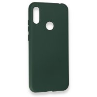 Newface Huawei Y6S Kılıf Nano içi Kadife Silikon - Koyu Yeşil