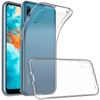 Newface Huawei Y6S Kılıf Lüx Şeffaf Silikon